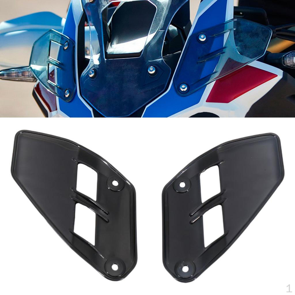 2 Pieces Windshield Deflector Automotive Frames Accessories Upper Wind Deflectors kit suitable
