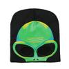 Autumn and Winter Personality Funny Wool Hat Male Riding Skull Alien Cat Knitted Hat Halloween
