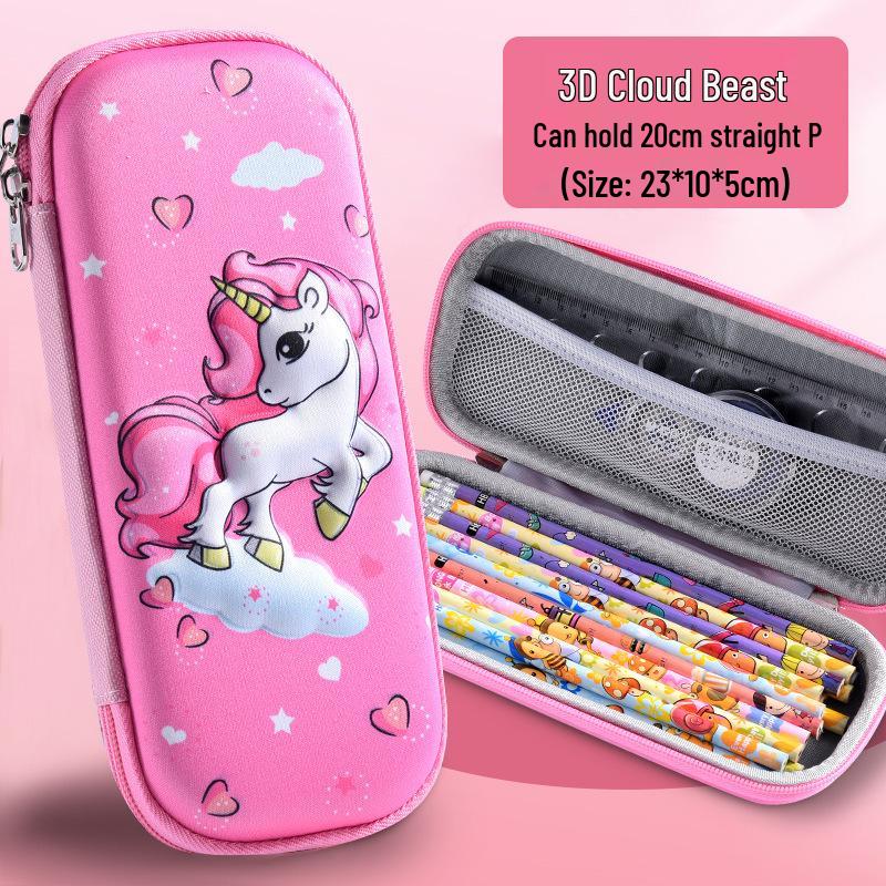 3D Cartoon Multifunctional Pencil Case for Kids - Large Capacity Pencil Box for Boys & Girls