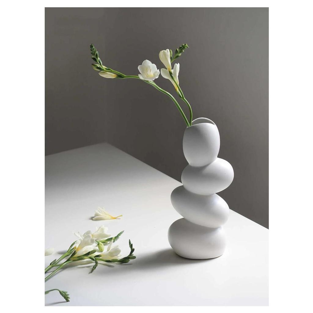 Decorative Ceramic Vase for Flowers, Pampas Grass Vase, Vase for Money Plant Live Plants for Home, Office,Gifts
