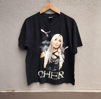 Vintage 00s CHER Solo Singer Tee / Vintage Tour / Pop Singer / Large