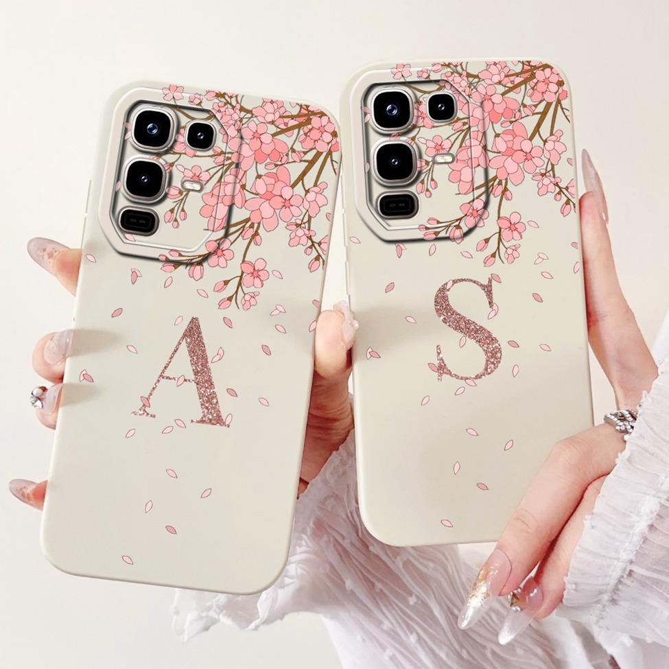 6.78" For Infinix Note 50s Case X6870 Silicone Simple Fashion Letters Painted Shockproof Bumper For Infinix Note 50s Back Cover