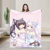 Nekopara Anime Chocola and Vanilla Fuzzy Blankets  Funny Throw Blankets for Home Hotel Sofa  150125cm Quilt