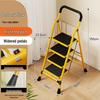 Folding Handrail Ladder with Extra Wide Pedals for Interior Use