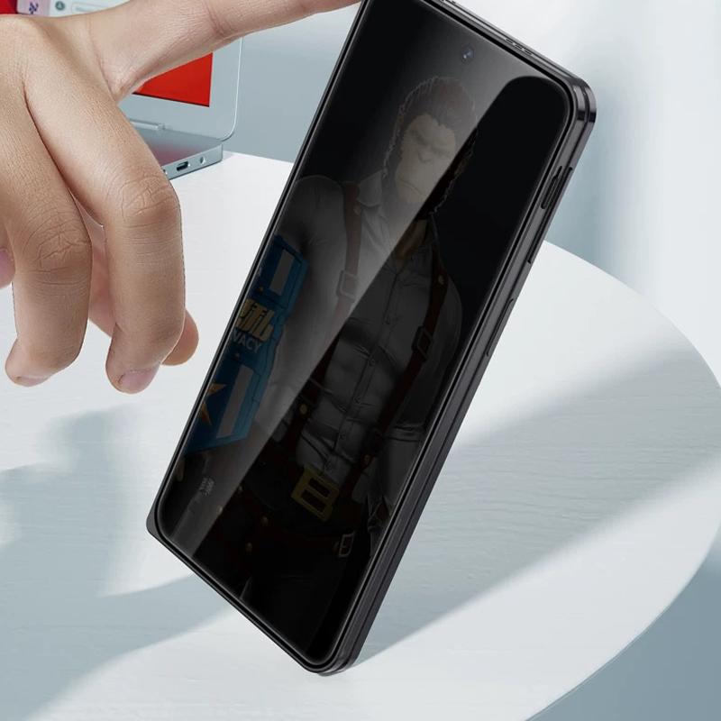 Blueo Privacy Tempered Glass For Oppo Find N5 Anti Spy Screen Protector for OPPO FIND N5
