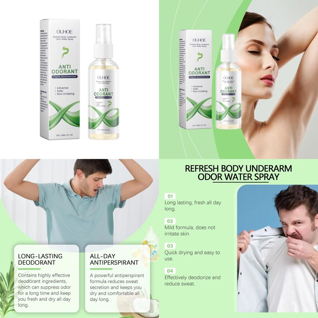 Ouhoe Underarm Care Spray For Long Lasting Fragrance And Odor Control 30ml