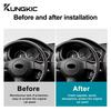 Dashboard Trim Strip Frame Real Soft Carbon Fiber Sticker Interior Accessories For Subaru Impreza 2005 2006 2007