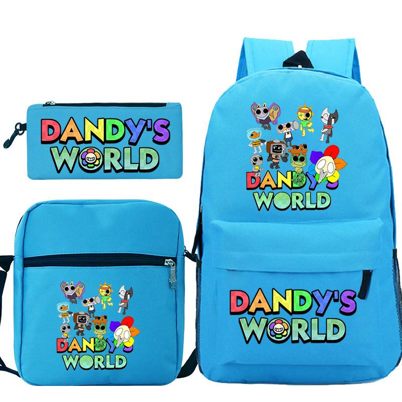 Game Dandy's World Peripheral Printed Backpack Elementary and Secondary School Bag Combination Set