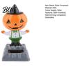 Kleines Geschenk für Autobesitzer Solartanzende Kürbispuppe, Halloween Armaturenbrett Dekoration, Gruselige Geist Spaß Konsolen Zubehör Figur Wackelnd