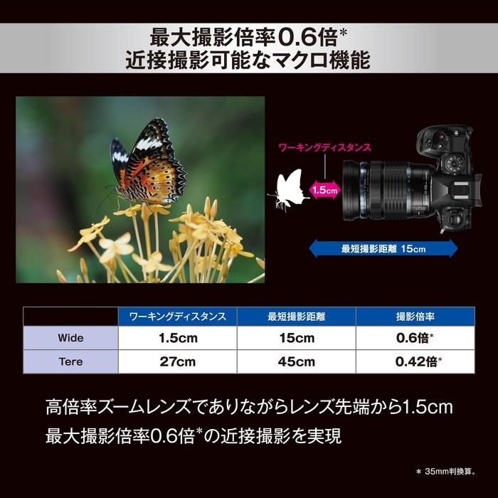 OM SYSTEM Standard Zoom Lens M.ZUIKO DIGITAL ED 12-100mm F4.0 IS PRO Black (Schwarz) 25mm