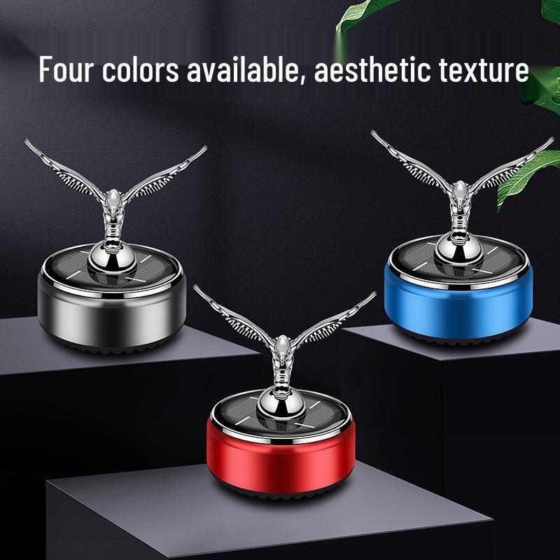 Solar-Powered Eagle Car Perfume Ornament: Slow Rotating Aromatherapy & Decoration