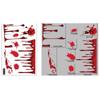 Electrostatic Window Ghost Decal Removable Halloween Bloody Decal  Wall Door