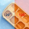 Silicone Ice Cube Tray 8 Grids Pub Blocks Maker Reusable Refrigerator Mold Press Type Square Shape Mould Home Wedding