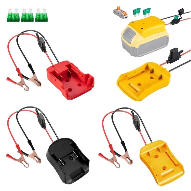 Portable Automotive Battery Jump Starter Adapter for 18V 20V Battery Emergency Vehicle  Support