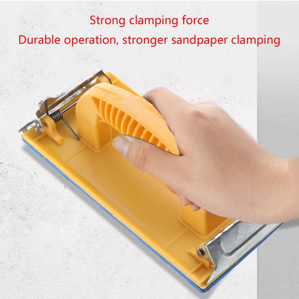 Hand Sander Sandpaper Holder Grinding Polish Tool Walls Woodworking Polishing Abrasive Tool Wall Sandpaper Frame Sander