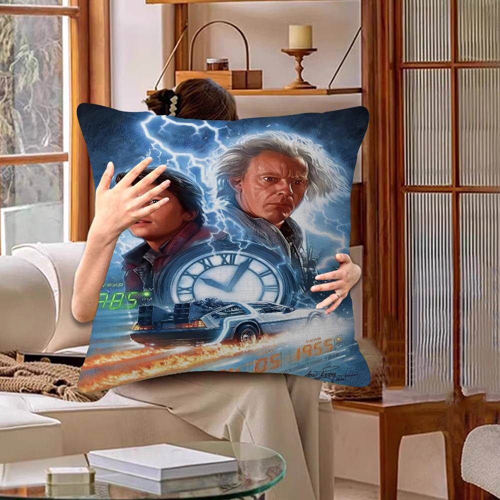 Movie BBack To The Future Cushion Cover Decorative Pillow Sofa Home Decor case pillow cases