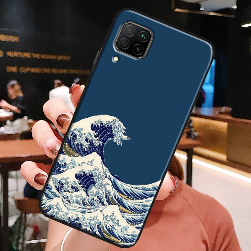 The Great Wave Off Kanagawa For Huawei Honor X8a X7a X9a X8 50 70 90 Lite Magic5 Pro P20 P30 P40 P50 P60 Nova 9 5T Case