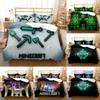 Minecraft Bedding Set With Cotton Fabric And Active Dye For 20m Bed Decor Gift