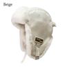Thick Winter Cap Warm Ushanka Fur Hat Outdoors Bomber Hat  for Men Women
