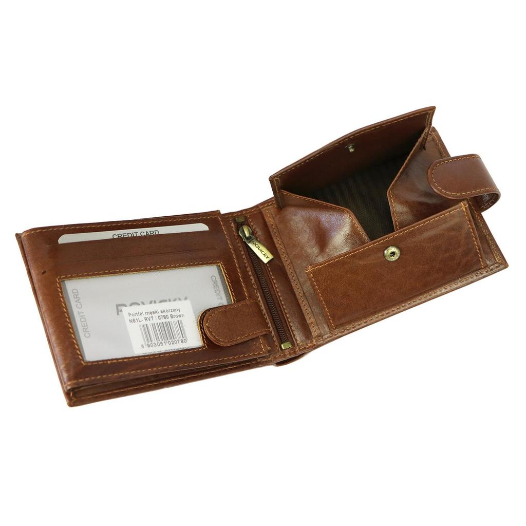 Portafoglio da uomo in pelle Rovicky N61-RVT RFID