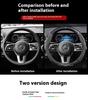 Coprivolante in Carbonio e Camoscio per Mercedes Benz Classe A B C E GLA GLB GLC GLK GLS ML SLK A35 A45 C43 Vito CLA CLS BC2