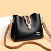 Borsa da donna, Nuova borsa a tracolla, Colore a contrasto, Borsa a secchiello alla moda, Borsa da donna
