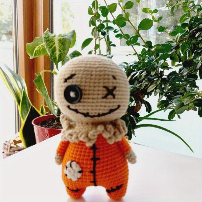 1 Piece of Handmade Knitted Halloween-themed Decorative Item, a Quirky and Fun Doll