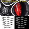 Car Goods Brake Caliper Badge Sticker Decoration Sticker Decal For 159 Giulietta Giulia Mito Stelvio Brera Spider