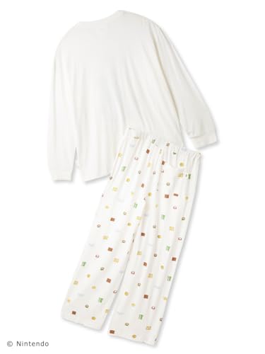 Gelato Pique Super Mario Men's Long T-Shirt and Pants Set, PMCT241327 OWHT