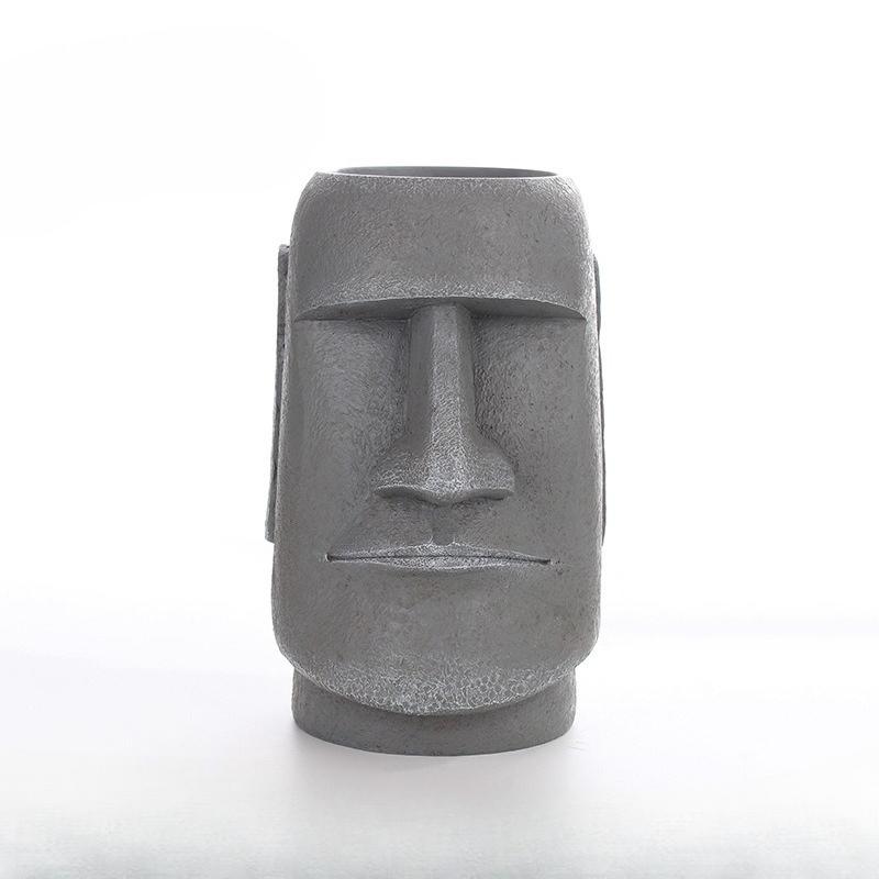 Reunion Island Stone Statue Figurines, TV Cabinet, Home Decoration, Living Room Creativity, Resin Handicrafts
