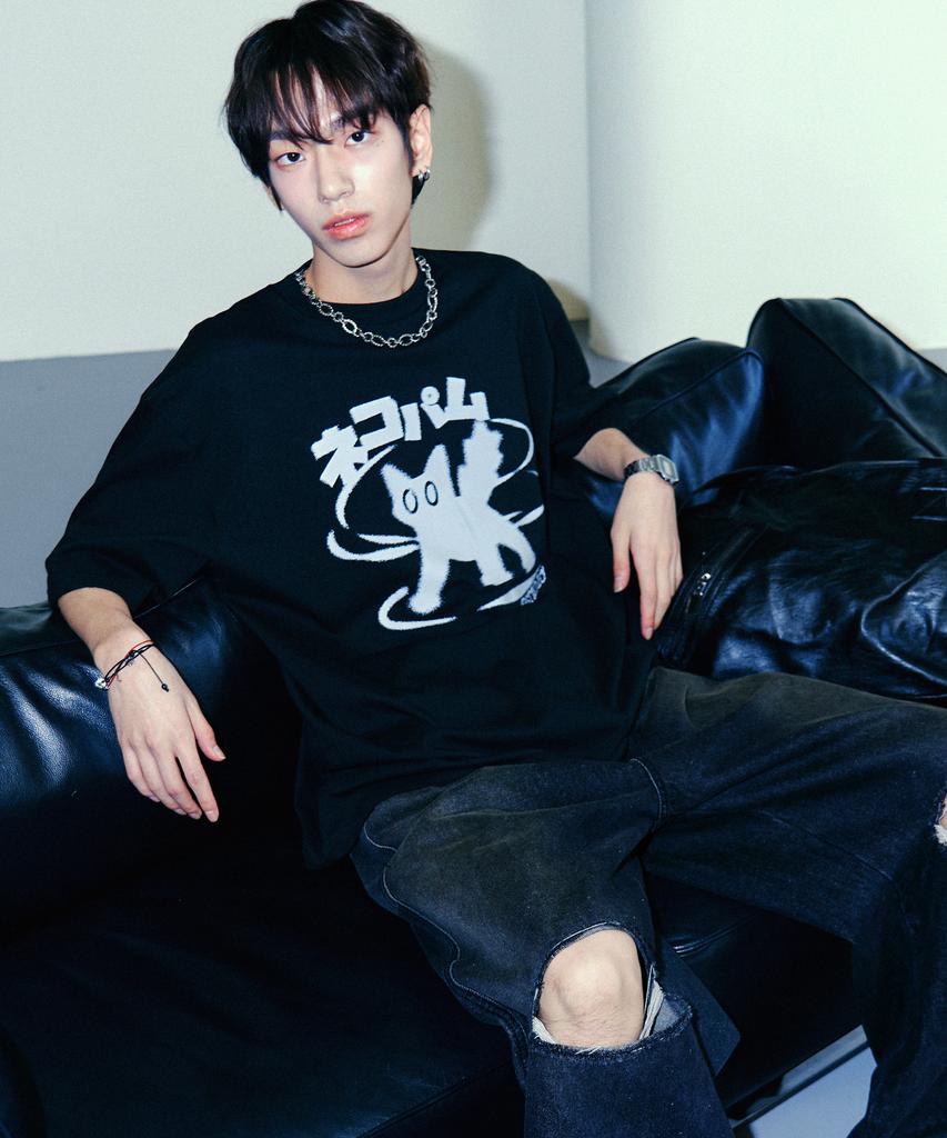 NP STUDIO Neko Palm Logo Oversized T-Shirt 3 Colors