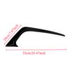 2PCS Car Front Bumper Side Splitter Spoiler Decoration Trim for Ford Fiesta ST MK7 2012 2013 2014 2015 2016 2017