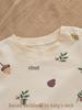 Spring & Autumn Kids' Cotton Pajamas Set - Cozy Home Wear with Belly Protection and Crotch Opening