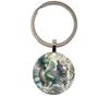 Round Metal Keychain Pendant with Alloy Construction Featuring Engraved Dragon and Tiger Pattern for Everyday Use and Decoration