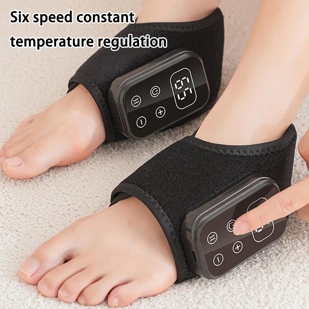 Advanced USB Foot Warmer & Ankle Massage Intelligent Temp Control, Adjustable Heat Double Massage Mode for Comfort