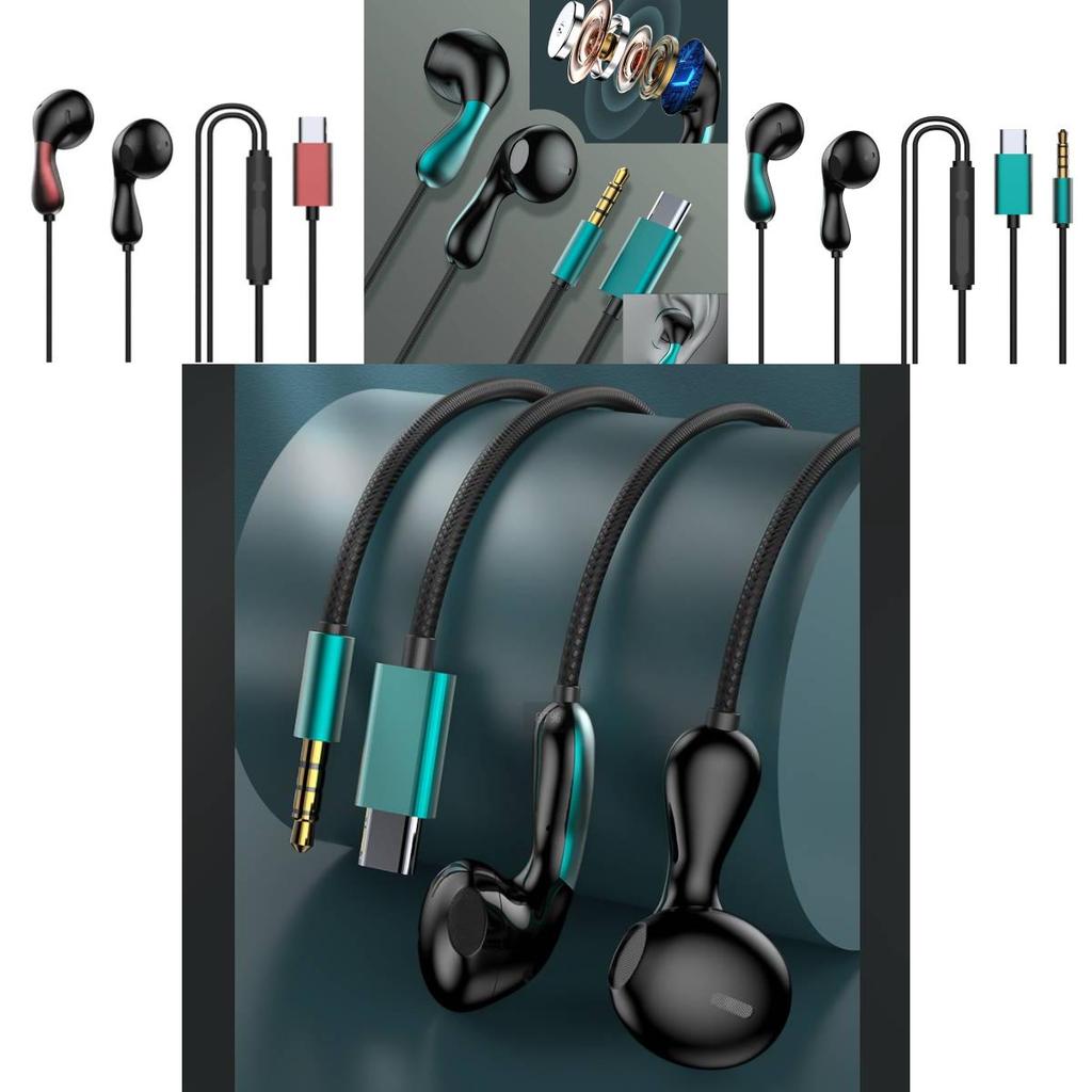 High Sensitivity Gaming Earbuds With Type C Connector For Oppo Xiaomi Vivo Huawei