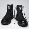 Herren Martin Stiefel 2025 neu Winter Samt verdickt Baumwollschuhe lässiger Trend High-Top vielseitig warme Stiefel