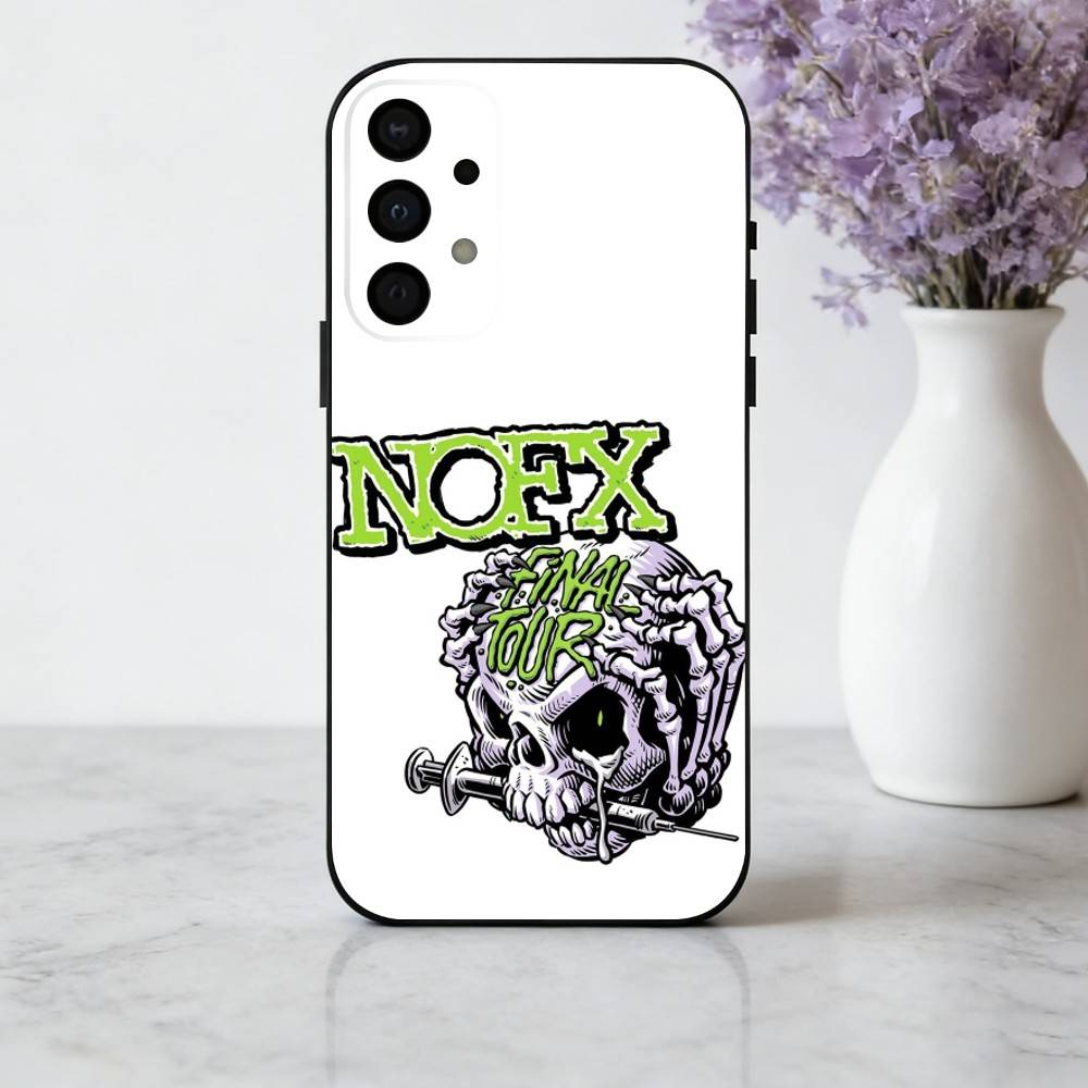 Punk N-Nofx-X Band Phone Case For Samsung Galaxy A73,A72,A71,A70,A53,A52,A51,Others Soft Black Cover