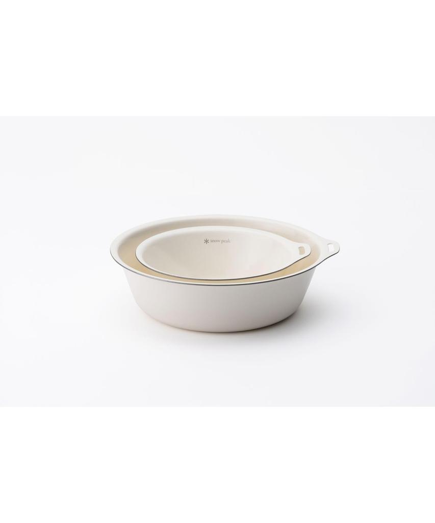Snow Peak Enamel Bowl 200ml Ivory Bowl Plate BBQ Camping Outdoor Picnic LF-065-IV