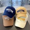 Letter Embroidery Kids Baseball Cap Solid Color Hip Hop Snapback Hat for Boy Girl Peaked Caps Summer Adjustable Children Sun Hat