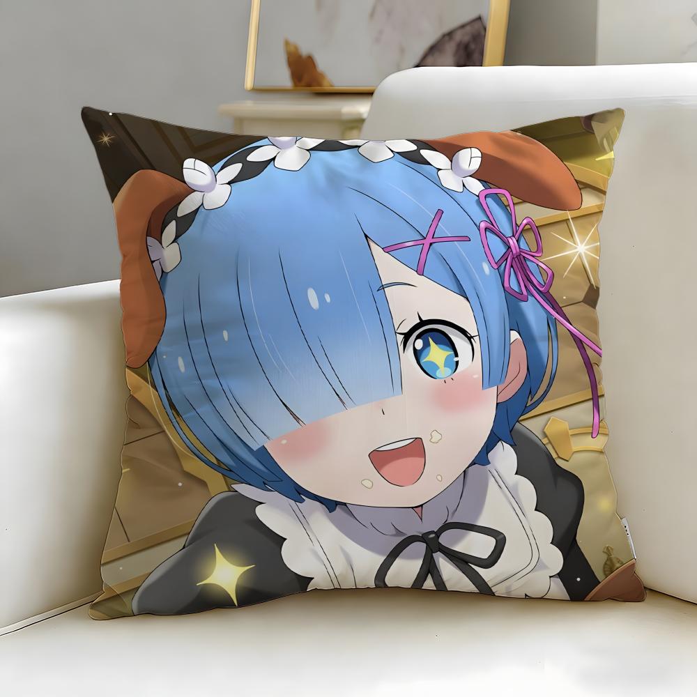ReLife In a Different World from Zero Cushion Cover Soft  EasyWash Pillow Case  Versatile for Couch Bed Travel and Office