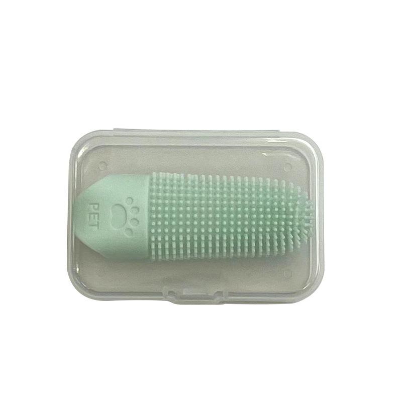 Cepillo de Dientes para Perros de Silicona Suave Cepillo de Dedo 360° para Perros Gatos Cepillo de Dedo Duradero para Mascotas Herramienta de Limpieza Dental para Todas las Razas
