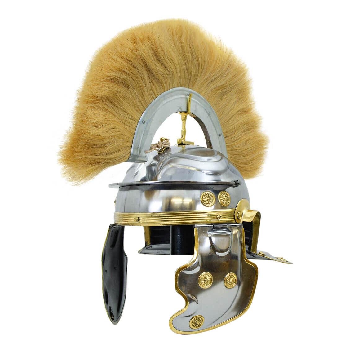 

Шлем римско-галльского стандарта «G» — сталь 18 калибра, подарок для косплея LARP