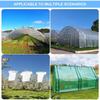 20Pcs Garden Clips, 2.3 Inch Greenhouse Clamps, Stainless Steel Greenhouse Clip for Netting, Heavy Duty Row Cover Clips with a Strong Grip
