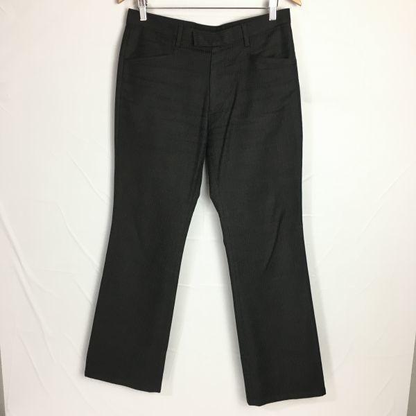 

HIGH STREET Pants Size L Dark Gray Stripe Chino Tornado Mart