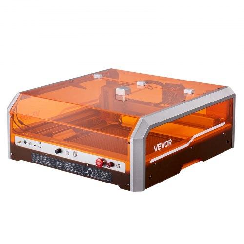 VEVOR Laser Engraver, 20W, Laser Engraving and Cutting Machine with Enclosure Camera, Laser Cutter, 400 X 400 Mm Working Area, 30000 Mm/min, for Wood