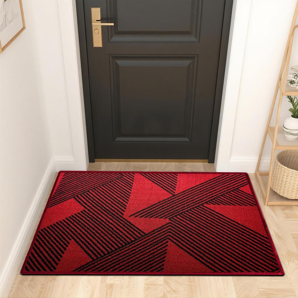 Household Floor Mat Simple and Absorbent Anti Slip Bathroom Floor Mat Toilet Floor Mat Carpet