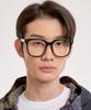 Eseubika Asa-C01 Horn-Rimmed Glasses Blue Light Blocking