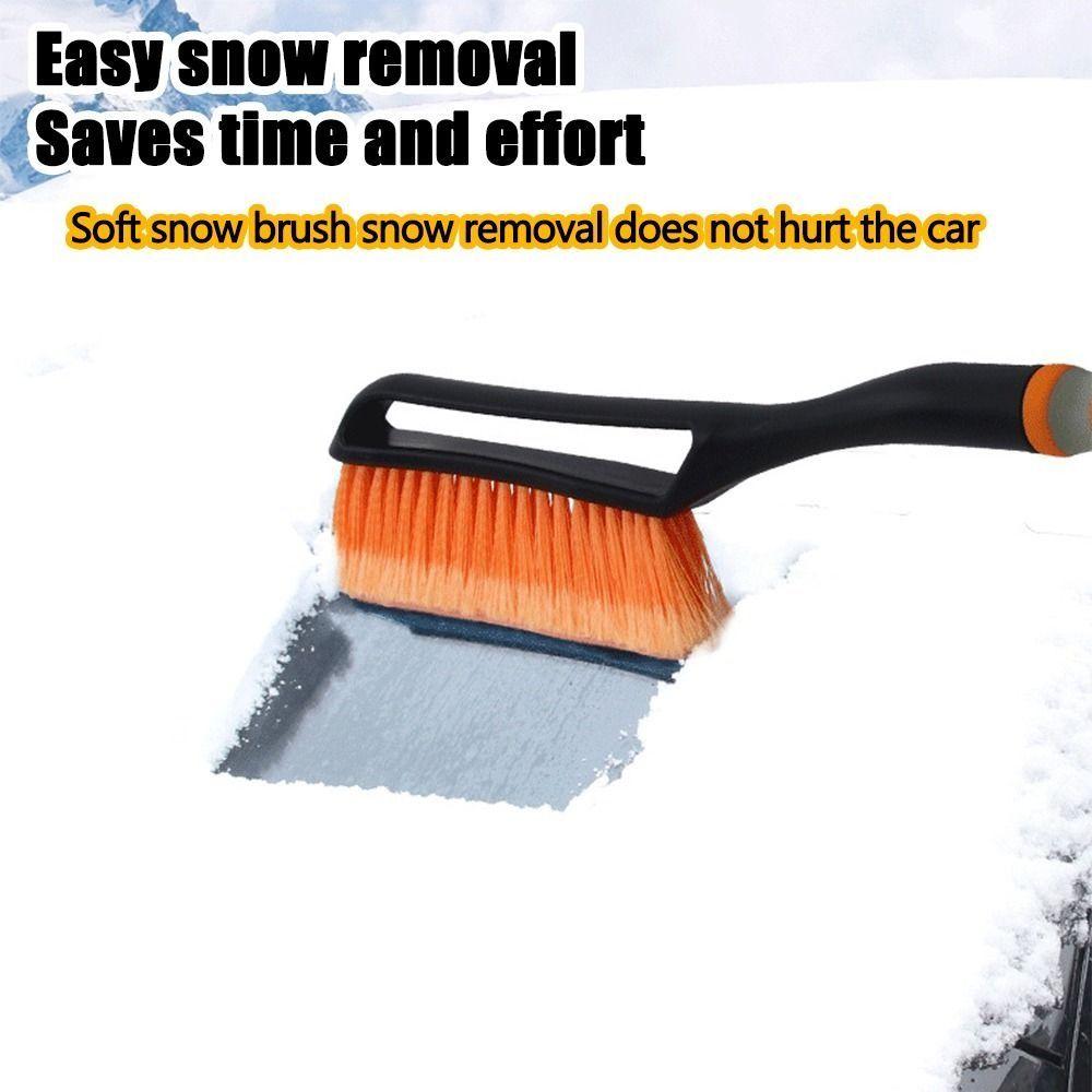 Detachable Car Windshield Snow Sweeping Brush 2 In1 Snow Removal Brush Car Cleaning Tools
