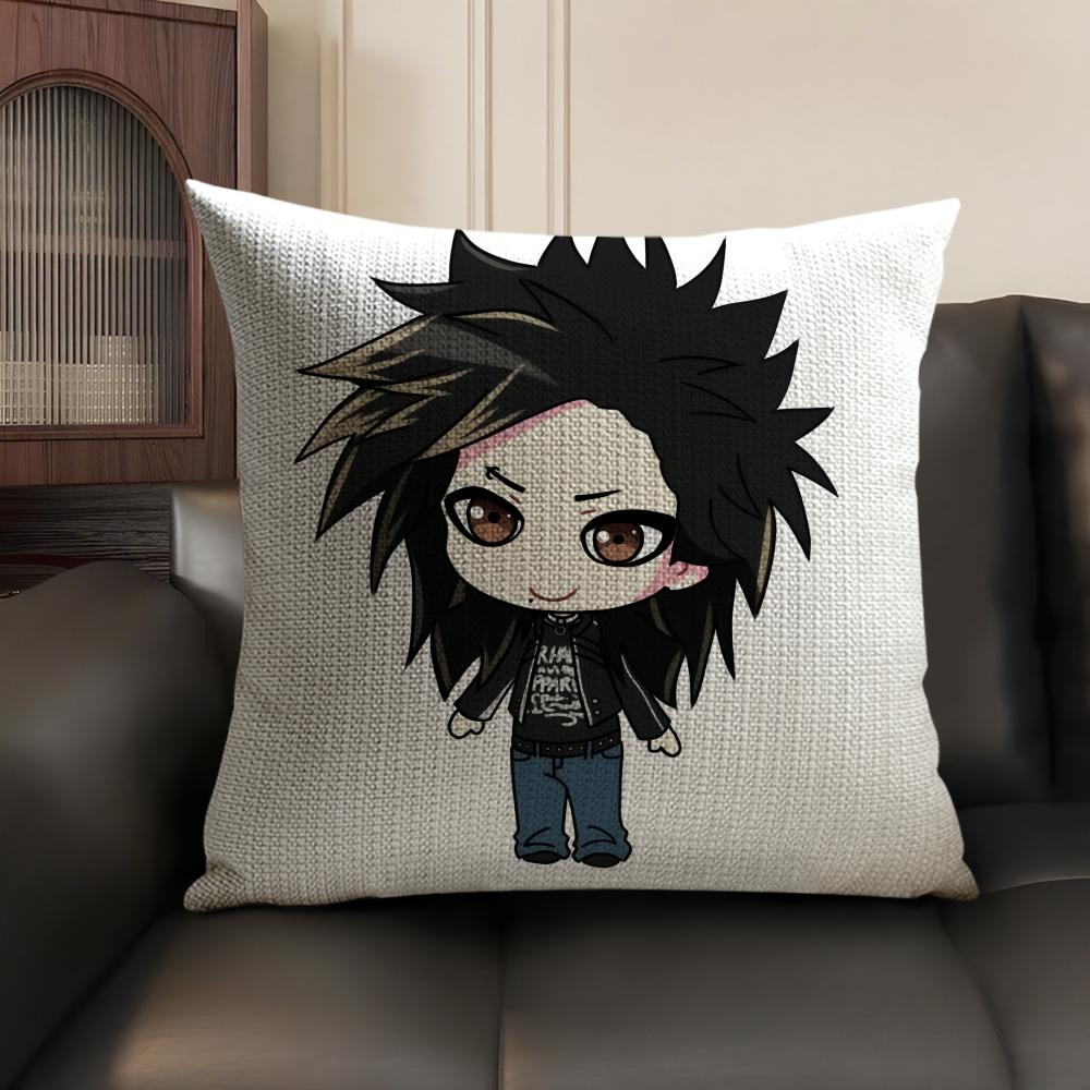 Rock T-Tokio Hotel Tom Kaulitz Spilvendrāna